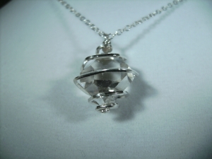 Natural Herkimer Diamond Pendant